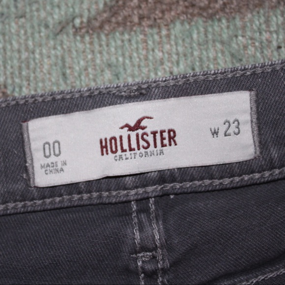 Gray Hollister High Rise Shorts - Picture 3 of 3
